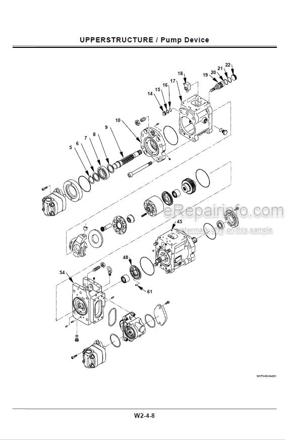 Photo 3 - Hitachi Zaxis 160W Workshop Manual Wheeled Excavator