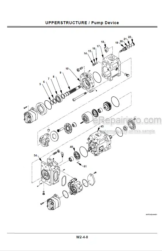 Photo 3 - Hitachi Zaxis 160W Workshop Manual Wheeled Excavator