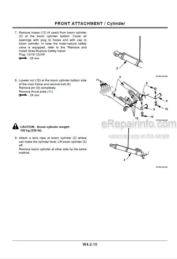 Photo 1 - Hitachi Zaxis 160W Workshop Manual Wheeled Excavator