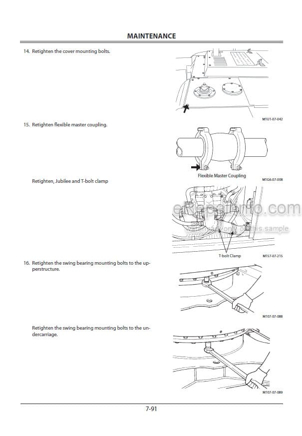Photo 5 - Hitachi Zaxis 200-3 270-3 330-3 Class Operators Manual Hydraulic Excavator