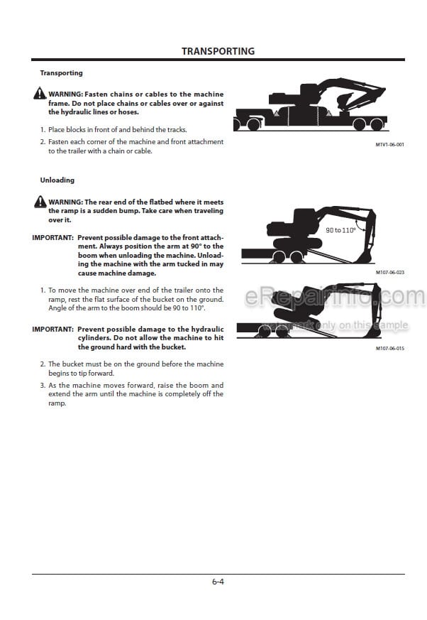Photo 4 - Hitachi Zaxis 250 280 350 Operators Manual Hydraulic Excavator