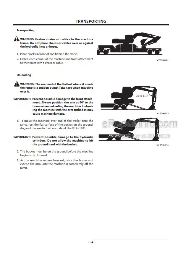 Photo 4 - Hitachi Zaxis 250 280 350 Operators Manual Hydraulic Excavator