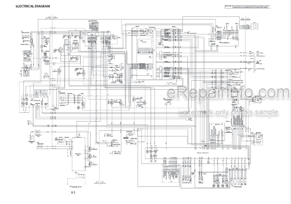 Photo 3 - Hitachi Zaxis 250 280 350 Operators Manual Hydraulic Excavator