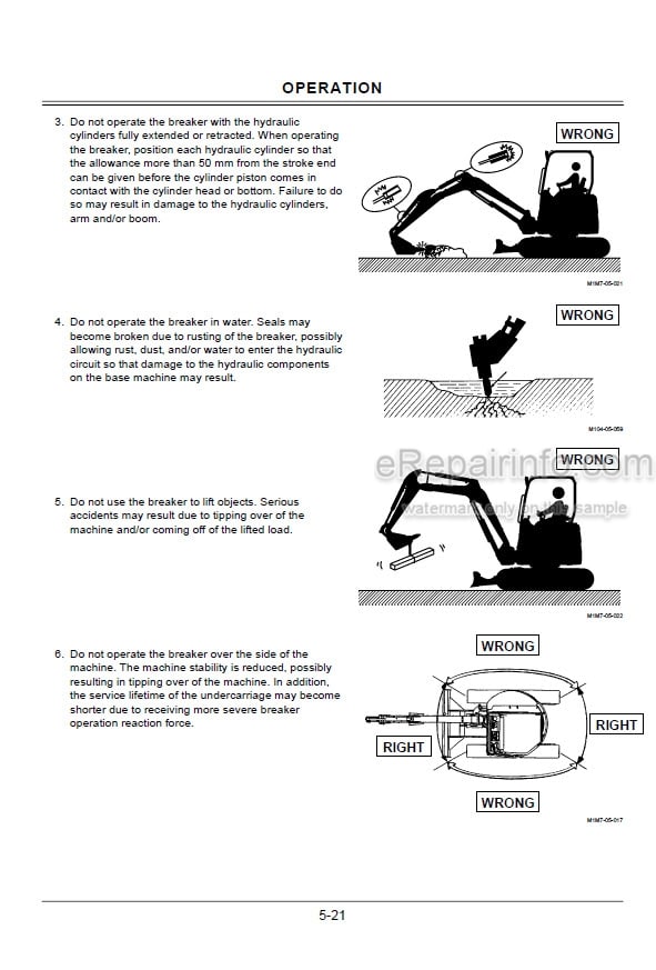 Photo 5 - Hitachi Zaxis 30U-2 35U-2 40U-2 50U-2 Training Text Manual Excavator