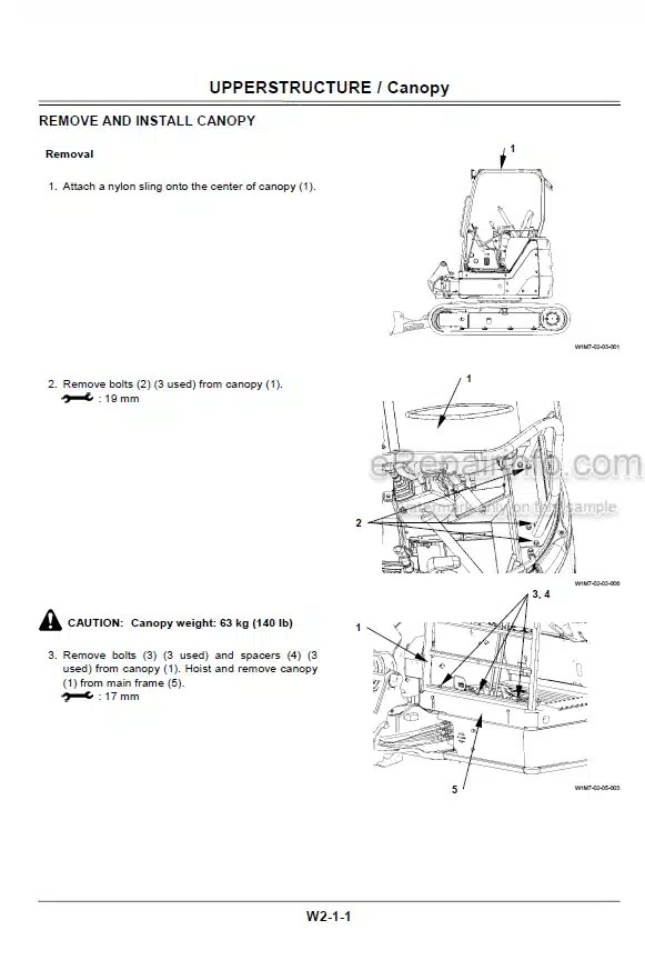 Photo 7 - Hitachi 450-3 470H-3 450LC-3 470LCH-3 500LC-3 Operators Manual Hydraulic Excavator