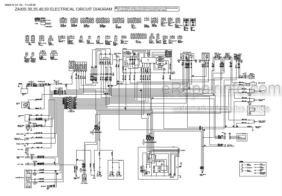 Photo 5 - Hitachi Zaxis 30 35 40 50 Workshop Manual Excavator