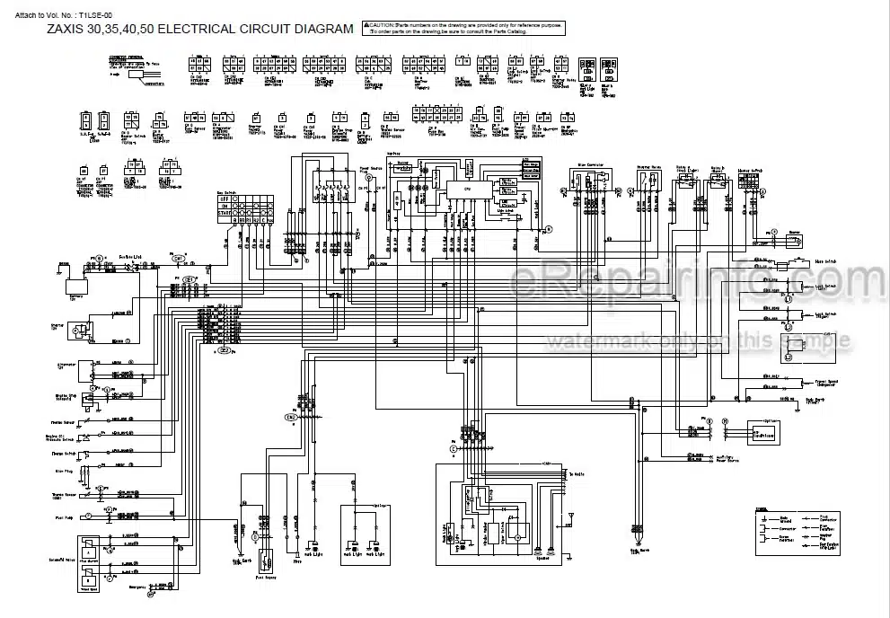 Photo 5 - Hitachi Zaxis 30 35 40 50 Workshop Manual Excavator
