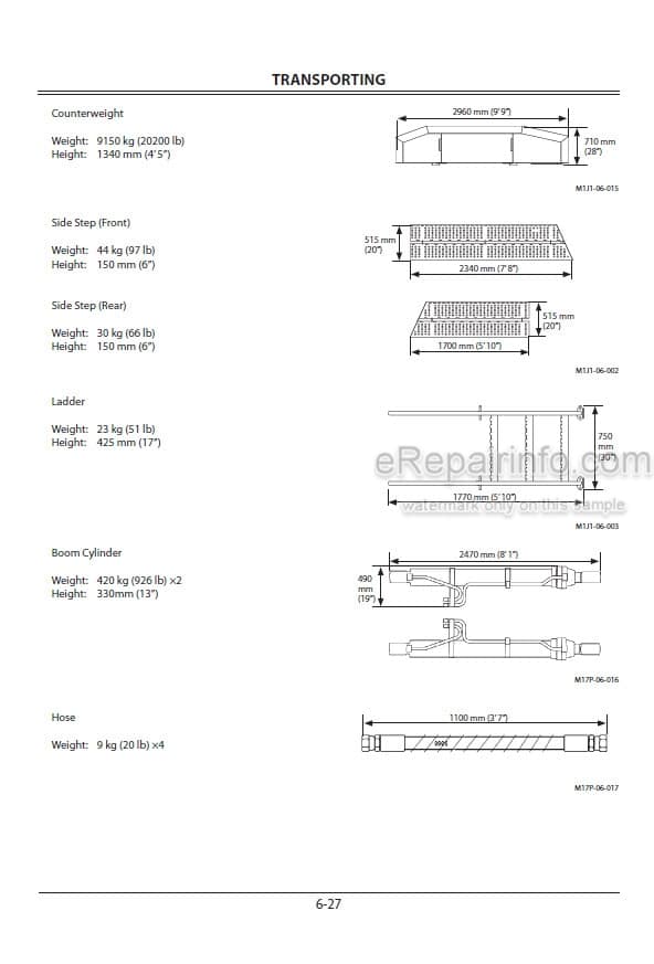 Photo 3 - Hitachi 450-3 470H-3 450LC-3 470LCH-3 500LC-3 Operators Manual Hydraulic Excavator