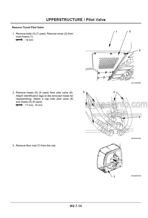 Photo 5 - Hitachi Zaxis 450-3 450LC-3 470H-3 470LCH-3 500LC-3 520LCH-3 Workshop And Technical Manual Hydraulic Excavator [compilation]