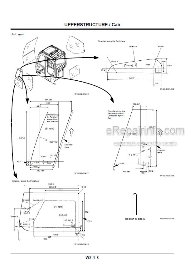 Photo 1 - Hitachi Zaxis 80SB 80SBLC Technical And Workshop Manual Excavator