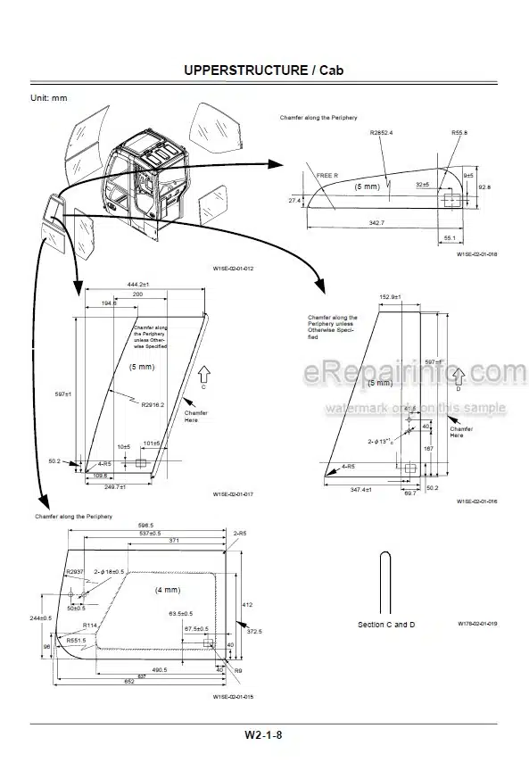 Photo 7 - Hitachi Zaxis 200-3 270-3 330-3 Class Operators Manual Hydraulic Excavator