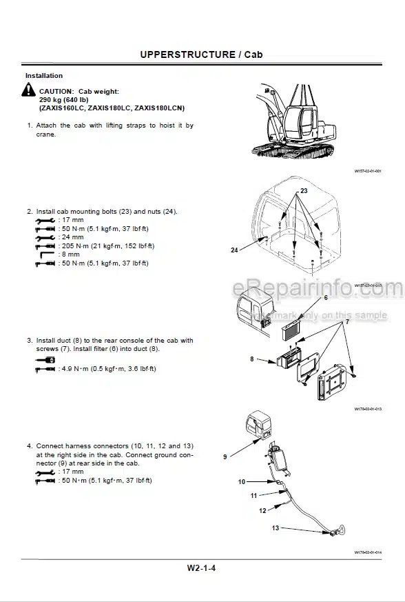 Photo 7 - Hitachi Zaxis ZX40U ZX50U Workshop Manual Hydraulic Excavator