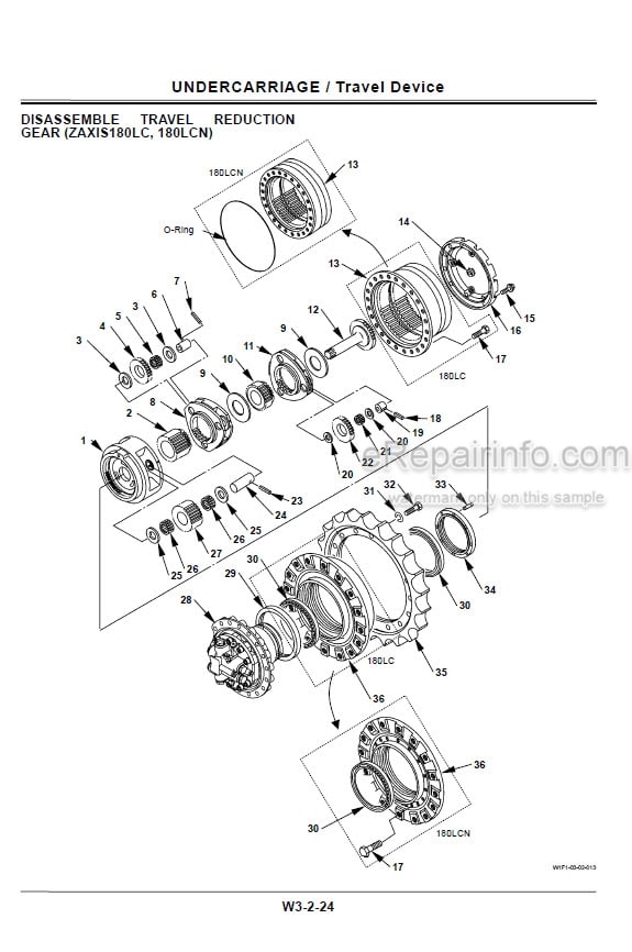 Photo 5 - Hitachi Zaxis ZX160 Workshop Manual Excavator