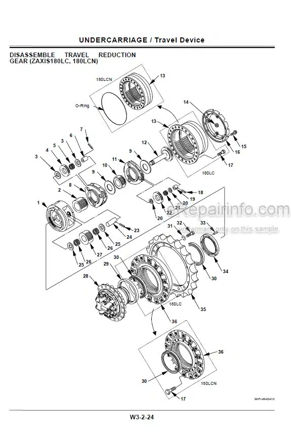 Photo 5 - Hitachi Zaxis ZX160 Workshop Manual Excavator
