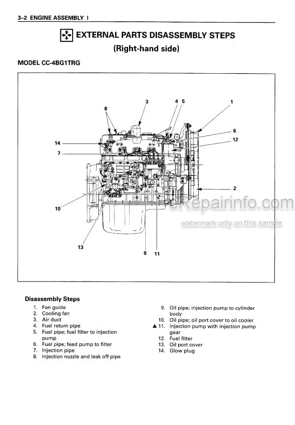 Photo 4 - Hitachi Zaxis ZX160 Workshop Manual Excavator