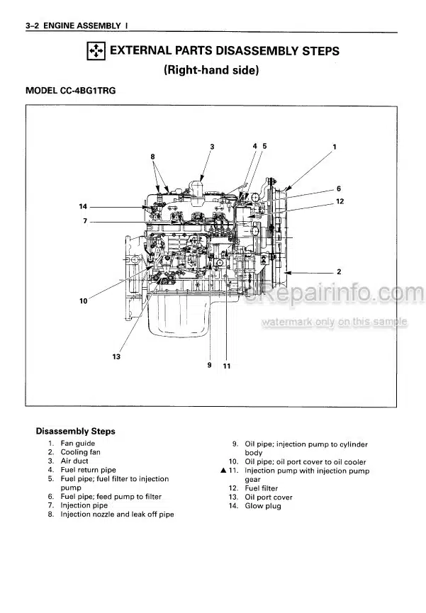 Photo 4 - Hitachi Zaxis ZX160 Workshop Manual Excavator