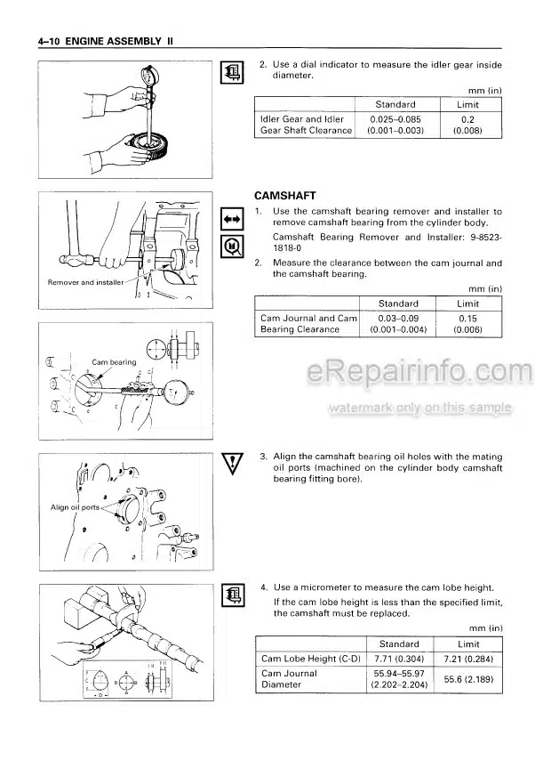 Photo 3 - Hitachi Zaxis ZX200 ZX270W Workshop Manual Excavator