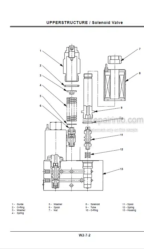 Photo 12 - Hitachi Zaxis ZX40U ZX50U Workshop Manual Hydraulic Excavator