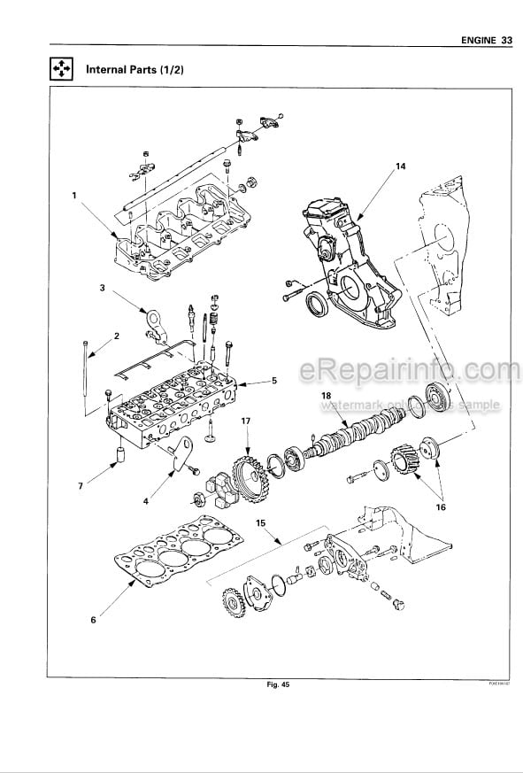 Photo 5 - Hitachi Zaxis ZX40U ZX50U Workshop Manual Hydraulic Excavator