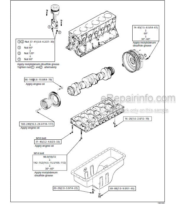 Photo 4 - Isuzu AA-6SD1T Workshop Manual Industrial Diesel Engine