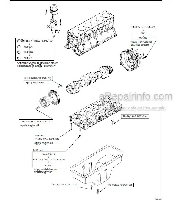 Photo 4 - Isuzu AA-6SD1T Workshop Manual Industrial Diesel Engine