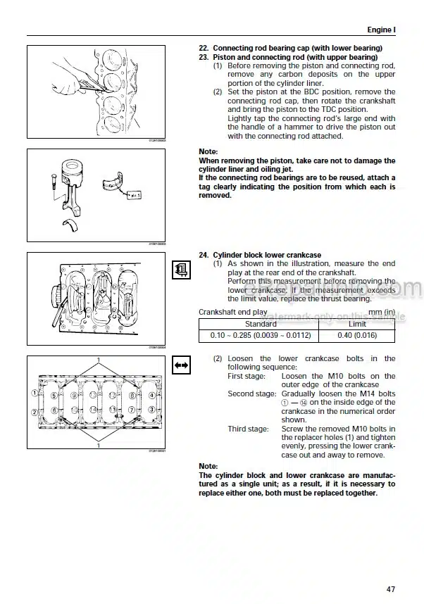 Photo 7 - Isuzu AA-6SD1T Workshop Manual Industrial Diesel Engine