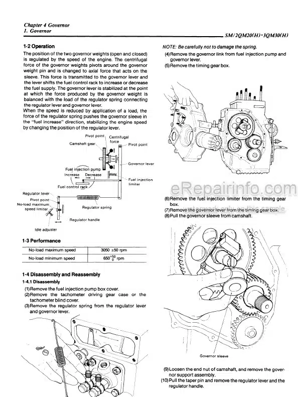 Photo 2 - Yanmar 2QM20 2QM20B 2QM20H 2QM20Y 2QM20F 3QM30 3QM30H 3QM30Y 3QM30F Service Manual Marine Diesel Engine