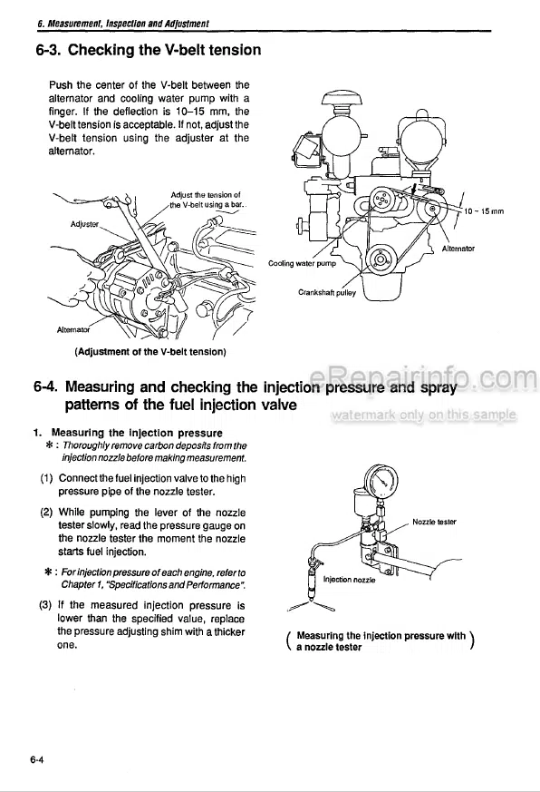 Photo 6 - Yanmar 2TNV70 3TNV70 3TNV76 Service Manual Industrial Diesel Engine