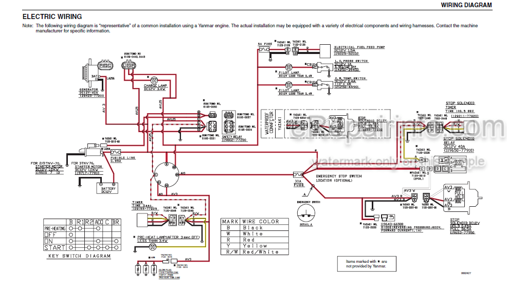 Photo 4 - Yanmar 2TNV70 3TNV70 3TNV76 Service Manual Industrial Engine 0BTNV0-U0100