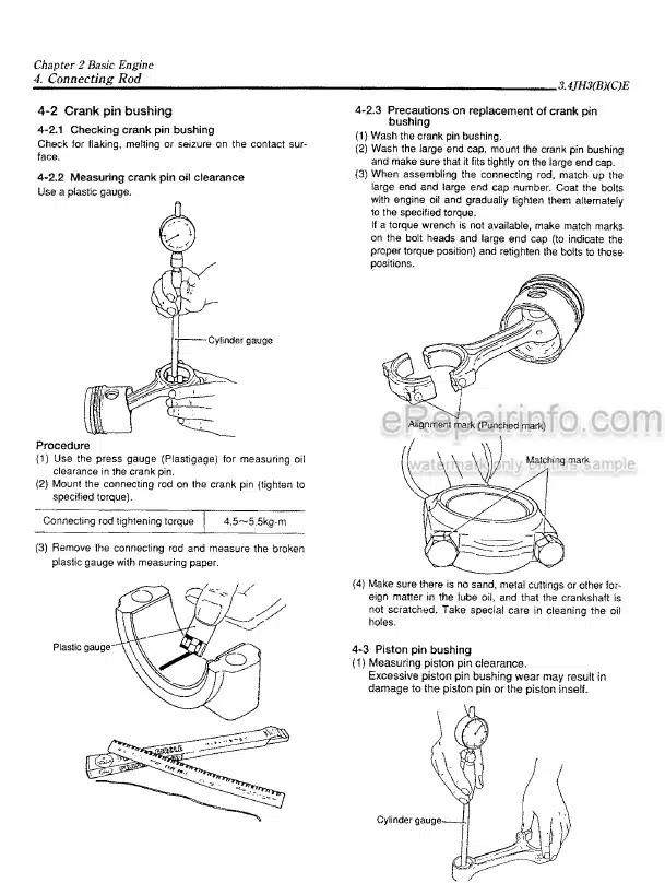 Photo 3 - Yanmar 3JH3E 3JH3BE 3JH3CE 4JHE 4JH3BE 4JH3CE 3JHEA 3JHBEA 3JH3CEA 4JH3E-KM35A 4JH3BE-KM35A 4JH3CE1 Service Manual Marine Diesel Engine