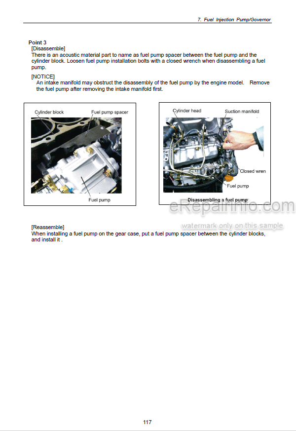 Photo 6 - Yanmar 3TNV82A 3TNV82AB 3TNV84 3TNV84T 3TNV84T-B 3TNV88 3TNV88-B 3TNV88-U 4TNV84 4TNV84T 4TNV84T-Z 4TNV88 4TNV88-B 4TNV88U 4TNV94L 4TNV98 4TNV98-Z 4TNV98-E 4TNV98T 4TNV98T-Z 4TNV106 4TNV106Т Service Manual Industrial Engine