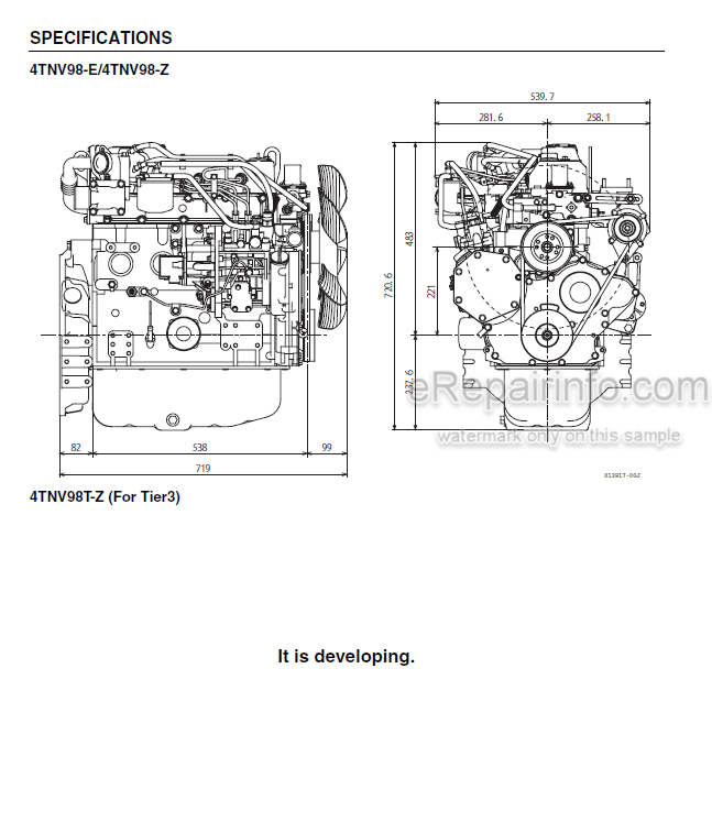 Photo 3 - Yanmar 3TNV84T-Z 4TNV84T-Z 4TNV98T-Z 4TNV98-Z R80-7A 4TNV98-E R55-7A R55W-7A 3TNV82A-Z 3TNV88-Z 3TNV88-E 3TNV88-Z 4TNV88-E Electronic Control Manual Engine