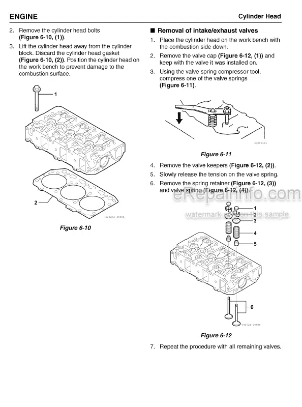 Photo 2 - Yanmar 3TNV88F Service Manual Industrial Engine