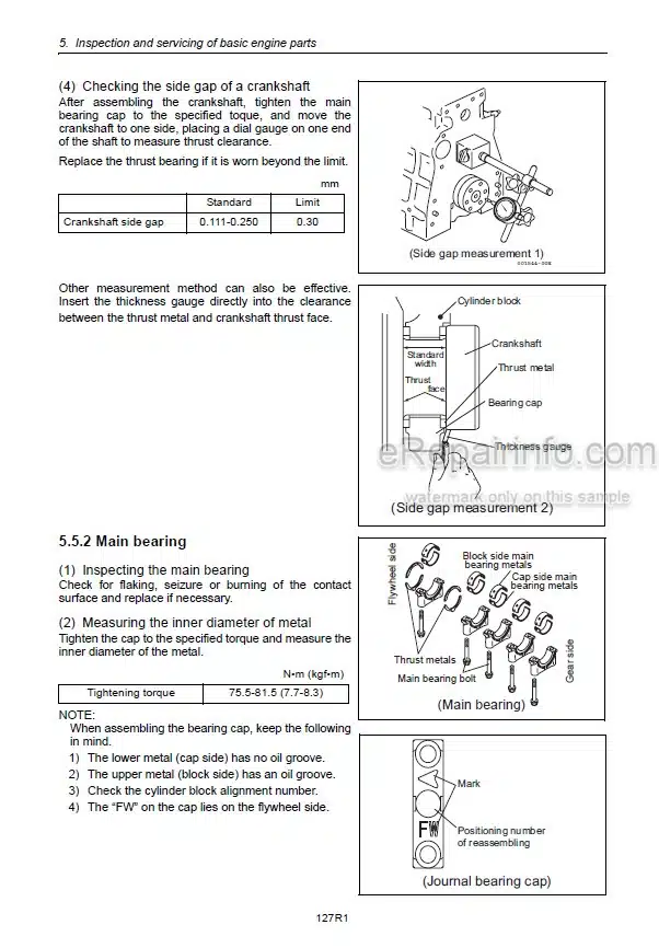 Photo 1 - Yanmar 3YM30 3YM20 2YM15 Service Manual Marine Diesel Engine