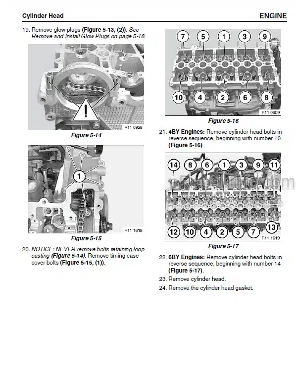 Photo 5 - Yanmar 4BY150 4BY150Z 4BY180 4BY180Z 6BY220 6BY220Z 6BY260 6BY260Z Service Manual Marine Diesel Engine 0BBY0-G00101