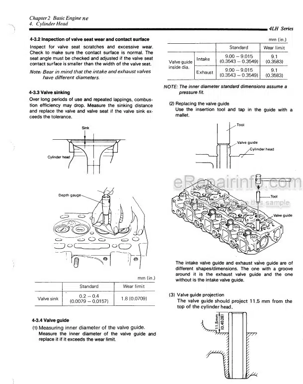 Photo 1 - Yanmar 4LH-TE 4LH-HTE 4LH-DTE 4LH-STE Service Manual Marine Diesel Engine