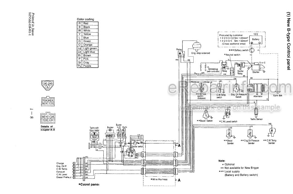 Photo 4 - Yanmar 6LY2-STE 6LY2A-STP 6LYA-STP Service Manual Marine Diesel Engine
