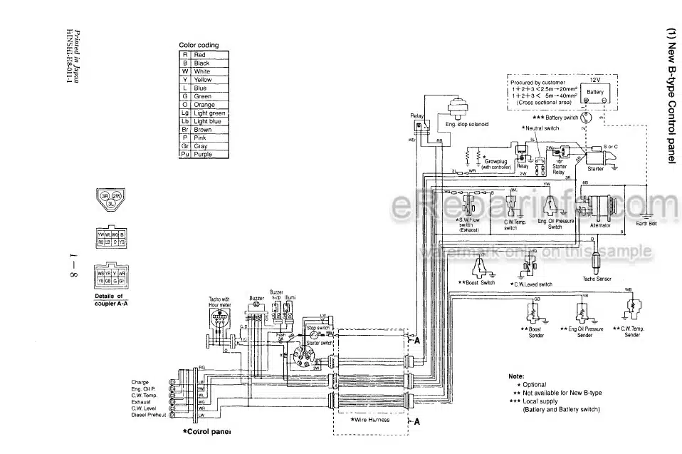 Photo 4 - Yanmar 6LY2-STE 6LY2A-STP 6LYA-STP Service Manual Marine Diesel Engine