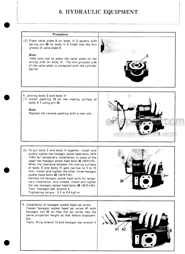 Photo 7 - Yanmar B37V Service Manual Excavator