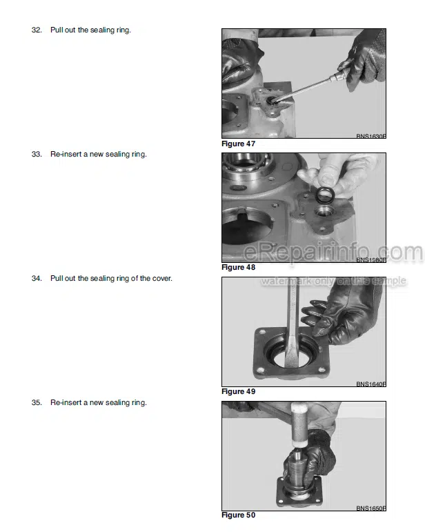 Photo 11 - Yanmar B55W-1 Shop Manual Wheeled Excavator 1001-