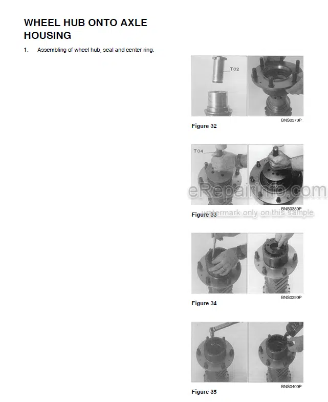 Photo 10 - Yanmar B55W-2 Shop Manual Wheeled Excavator 5001-