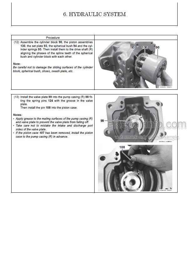 Photo 10 - Yanmar B7-6 Service Manual Excavator