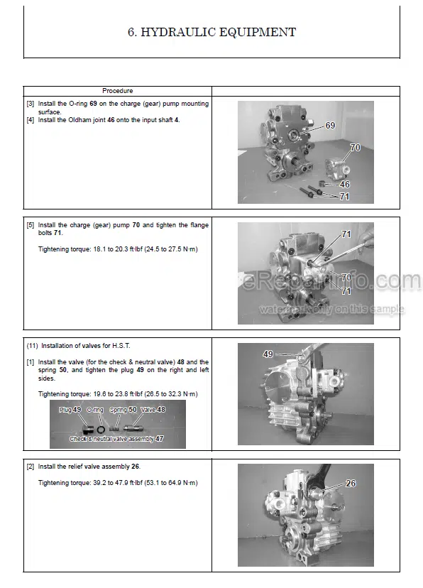 Photo 6 - Yanmar C12R EP Service Manual Crawler Carrier