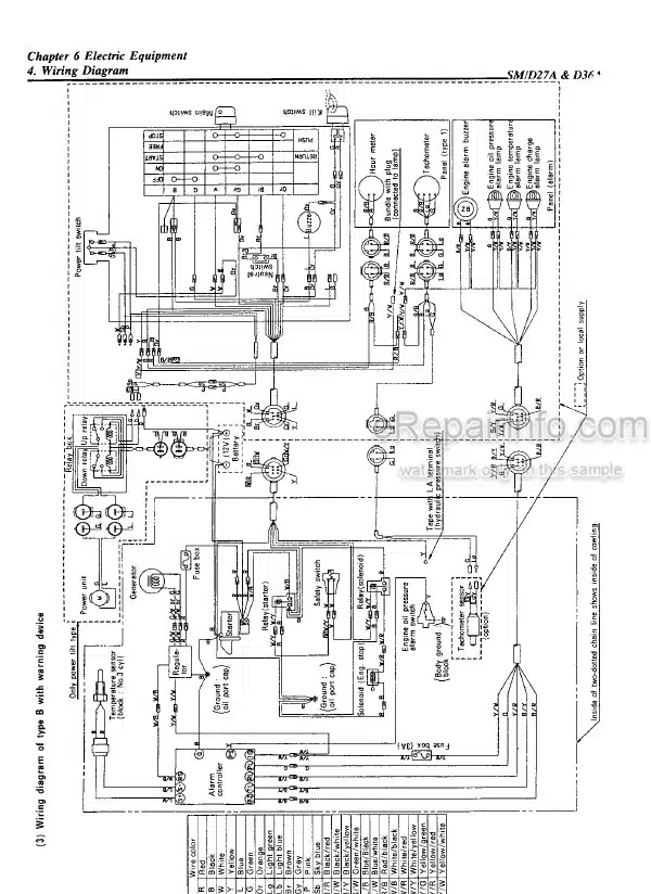 Photo 5 - Yanmar D27A D36A Service Manual Diesel Outboard Engine