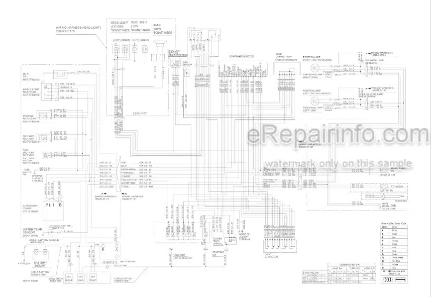 Photo 4 - Yanmar EF312T EF352T Technical Manual Diesel Tractor