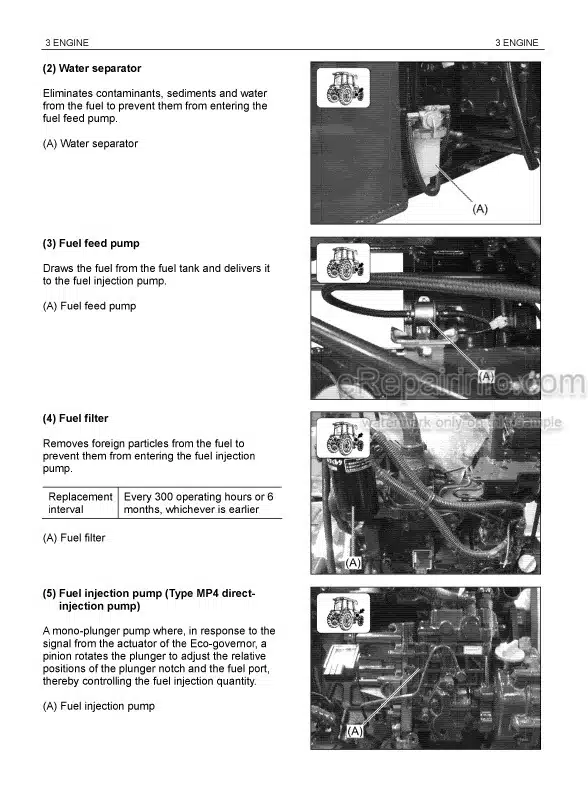 Photo 12 - Yanmar EG907 Power Shuttle HMT Workshop Manual Tractor