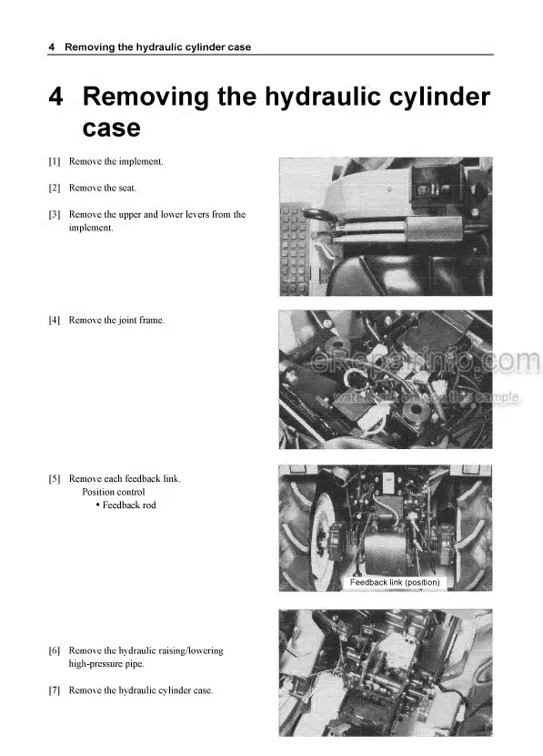 Photo 8 - Yanmar KE20T Technical Manual Tractor