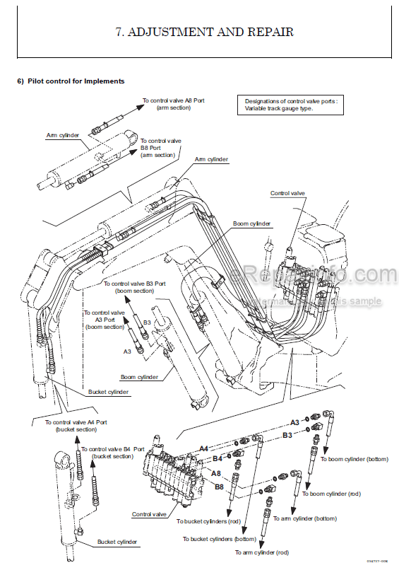 Photo 6 - Yanmar Kobelco SK08 Shop Manual Excavator