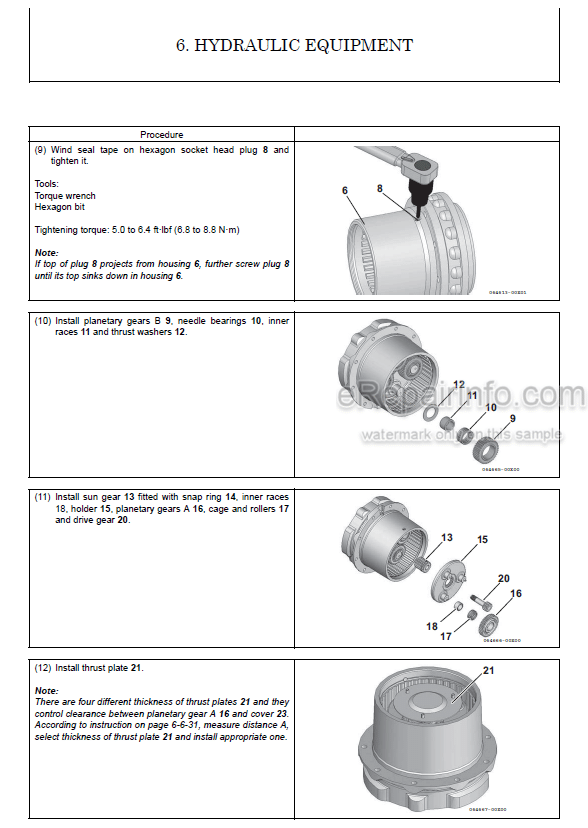 Photo 8 - Kobelco SK200-3 SK200LC-3 Shop Manual Excavator Nibbler Breaker S3YN7106-01NA