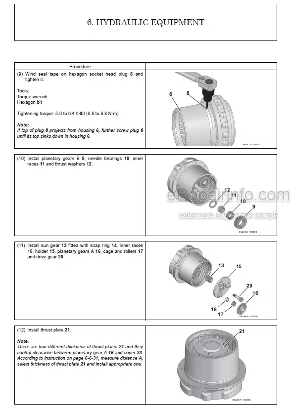 Photo 8 - Kobelco SK200-3 SK200LC-3 Shop Manual Excavator Nibbler Breaker S3YN7106-01NA